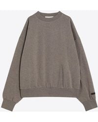 Fear Of God - Logo Print Crewneck Sweatshirt - Lyst
