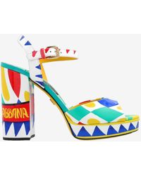 Dolce & Gabbana - Keira Platform Sandal - Lyst