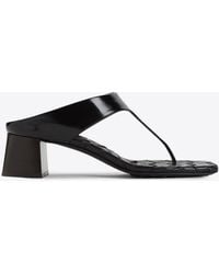 Bottega Veneta - Marella 45 Intrecciato Leather Thong Sandals - Lyst