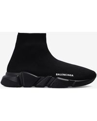 Balenciaga - Speed Stretch Knit Slip-On Sneakers - Lyst