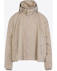 Bottega Veneta - Zip-Up Hooded Jacket - Lyst