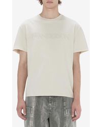 JW Anderson - Logo Embroidery Short-Sleeved T-Shirt - Lyst