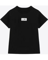 MM6 by Maison Martin Margiela - Numeric Signature Patch T-Shirt - Lyst