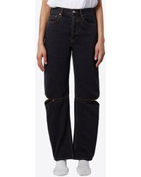 Still Here - Cowgirl Cut-Out Detail Jeans - Lyst