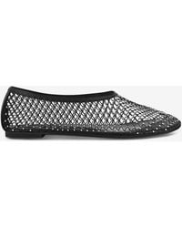 Senso - Clarissa Crystal-Mesh Ballet Flats - Lyst