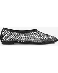 Senso - Clarissa Crystal-Mesh Ballet Flats - Lyst