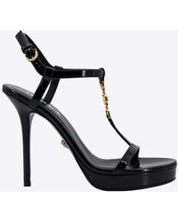 Versace - 115 Medusa ‘95 Patent Sandals - Lyst