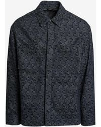 Fendi - Ff Jacquard Buttoned Shirt - Lyst