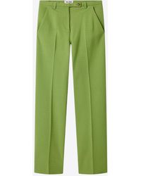 Miu Miu - Straight-Leg Tailored Pants - Lyst