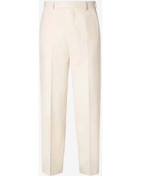 Fendi - Wool Tailored Pants - Lyst