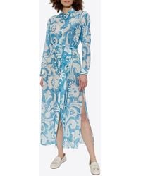 Etro - Floral Print Beach Dress - Lyst