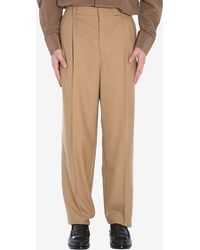 Saint Laurent - High-Rise Wool Pants - Lyst