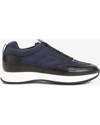 John Lobb - Nylon And Leather Low-Top Sneakers - Lyst