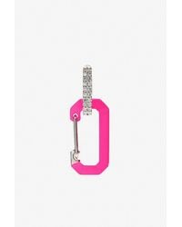 Eera - Small Fluo Chiara 18K Single Earring With Diamonds - Lyst