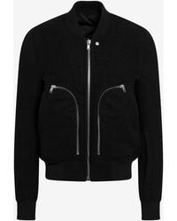 Rick Owens - Virgin Wool Bomber Jacket - Lyst