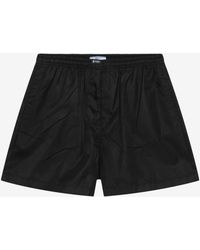 Prada - Elasticated Logo Shorts - Lyst