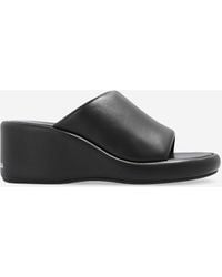 Balenciaga - Rise 50 Nappa Leather Wedge Sandals - Lyst