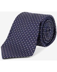 Kiton - Micro Pattern Silk Tie - Lyst