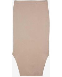 Givenchy - Asymmetrical Midi Silk Skirt - Lyst