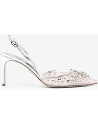 Rene Caovilla - Hina 80 Slingback Pumps - Lyst