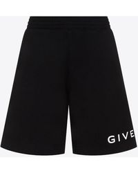 Givenchy - Logo Cotton Shorts - Lyst