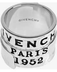 Givenchy - Tape Logo Ring - Lyst