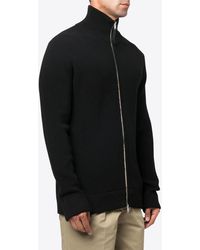 Maison Margiela - Ribbed Zip-Up Cardigan - Lyst