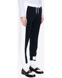 Thom Browne - Name Tag Patch Drawstring Track Pants - Lyst