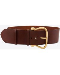 Moschino - Leather Buckle Belt - Lyst