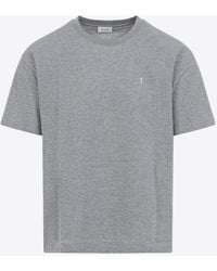 Saint Laurent - Classic Cotton Blend T-Shirt For - Lyst