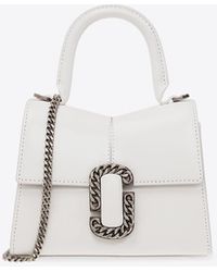 Marc Jacobs - The Mini St. Marc Leather Top Handle Bag - Lyst
