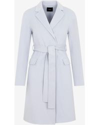 Theory - Belted Wool Cashmere Coat - Lyst