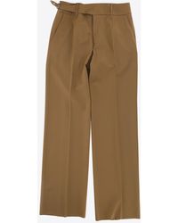 Dolce & Gabbana - Two-Way Stretch Twill Tailored Pants - Lyst
