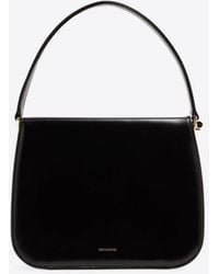 Ferragamo - Small Semi-Rigid Leather Shoulder Bag - Lyst