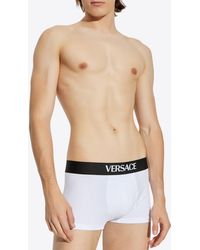 Versace - Logo Band Boxer Shorts - Lyst