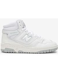New Balance - 650 Leather High-Top Sneakers - Lyst