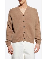 Jacquemus - V-Neck Buttoned Cardigan - Lyst