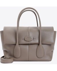 Tod's - Small Di Calf Leather Top Handle Bag - Lyst