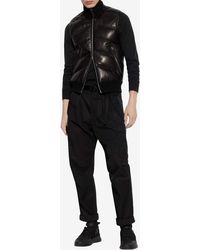 Tom Ford - Zip-Up Leather Gilet - Lyst