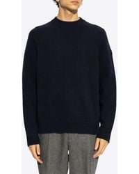 Moncler - Wool And Cashmere Crewneck Sweater - Lyst