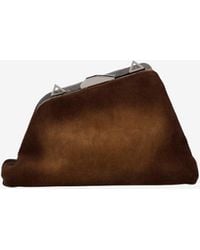 The Attico - Day Off Suede Shoulder Bag - Lyst