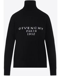 Givenchy - High-Neck Wool And Cashmere Sweater - Lyst