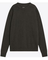 Rick Owens - Cashmere And Wool Crewneck Sweater - Lyst