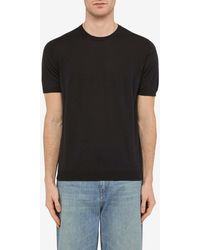 Drumohr - Basic Crewneck T-Shirt - Lyst
