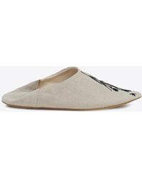 Antipast - Embroidered Babouche Slippers - Lyst