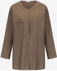 Ruohan - Gili Wrinkled Long-Sleeved Blouse - Lyst
