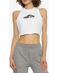 DSquared² - Signature Icon Cropped Tank Top - Lyst