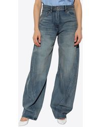 Versace - Vintage- Effect Boyfriend Jeans - Lyst