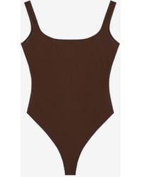 Entire studios - Nylon-Blend Sleeveless Bodysuit - Lyst