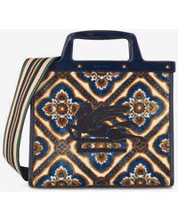 Etro - Small Love Trotter Jacquard Tote Bag - Lyst